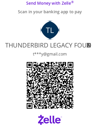 Zelle QR Code for Thunderbird Legacy Foundation (Troop 51)